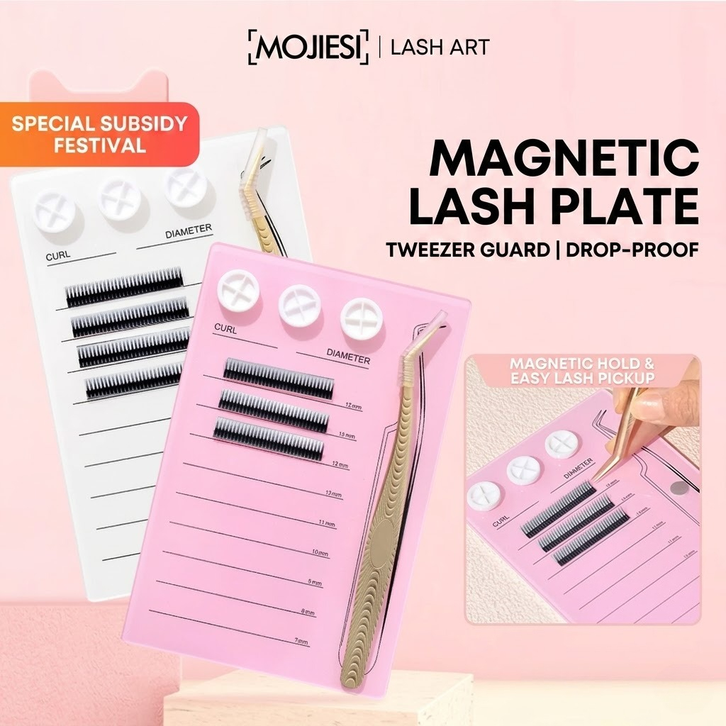 Lash Tile Palette - Magnetic Eyelash Extension Palette & Glue
