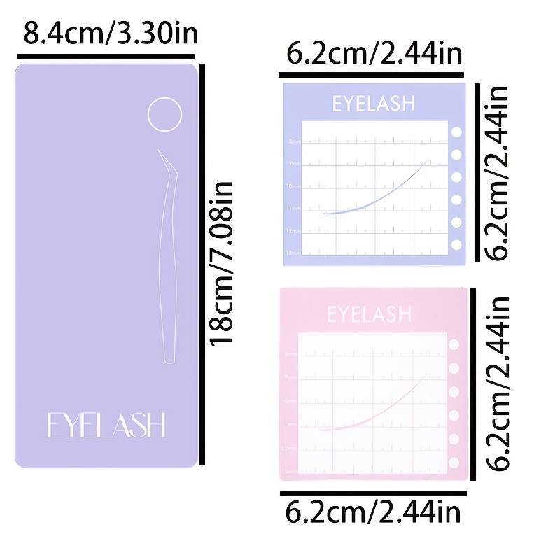 3pcsProfessional Magnetic Eyel - Lash Tile Palette ulasan dan harga
