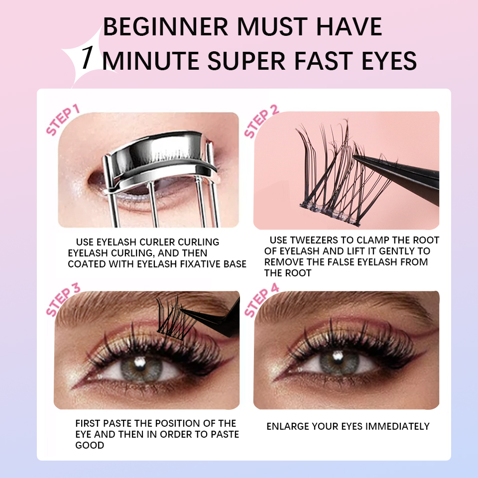 Self Adhesive DIY Lashes No Gl - Eyelash Extension Home Service ulasan dan harga