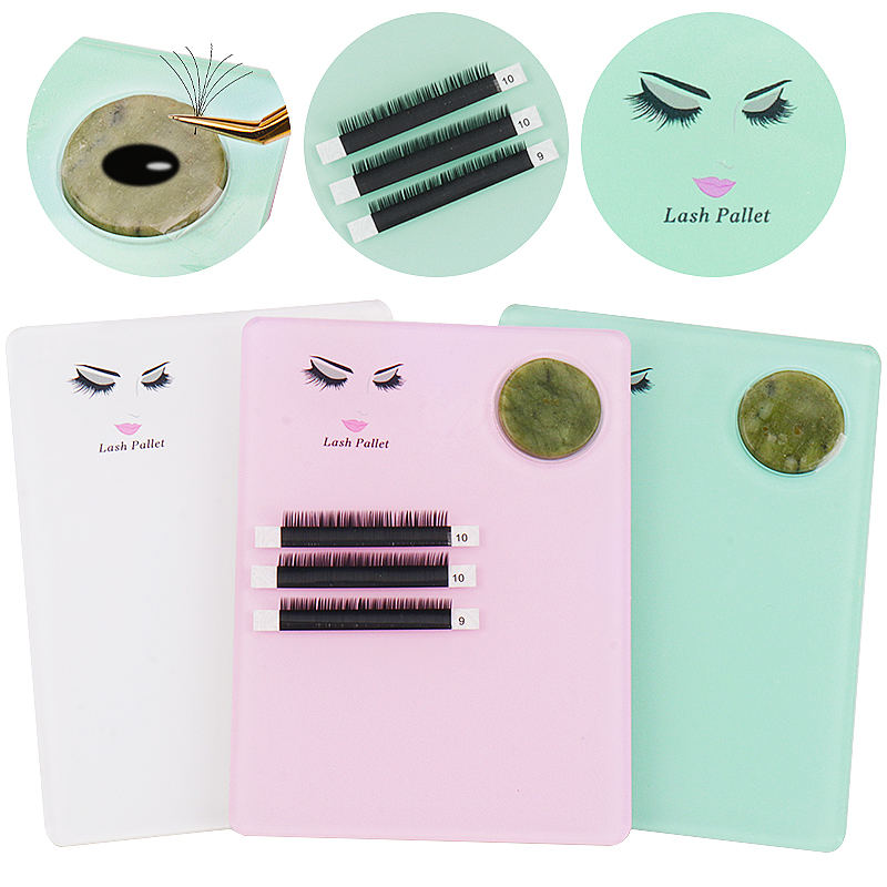 1pcs Acrylic Jade Stone Eyelas - Lash Tile Palette ulasan dan harga