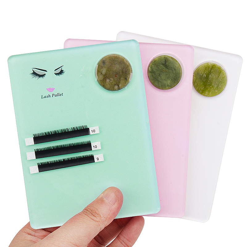 1pcs Acrylic Jade Stone Eyelas - Lash Tile Palette ulasan dan harga
