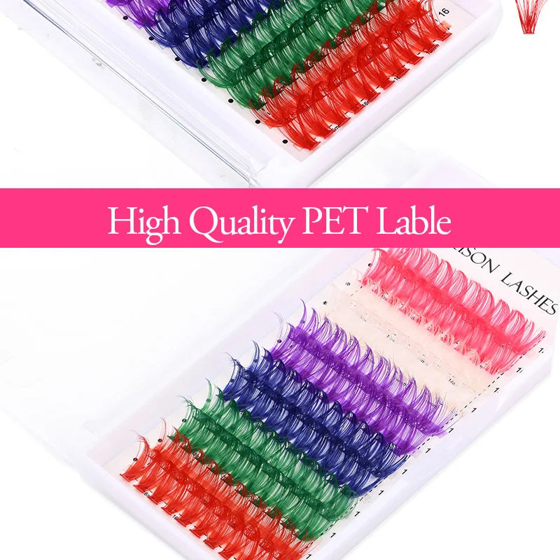 ARISON 12 Rows Mixed Colored C - Lash Tile Palette ulasan dan harga