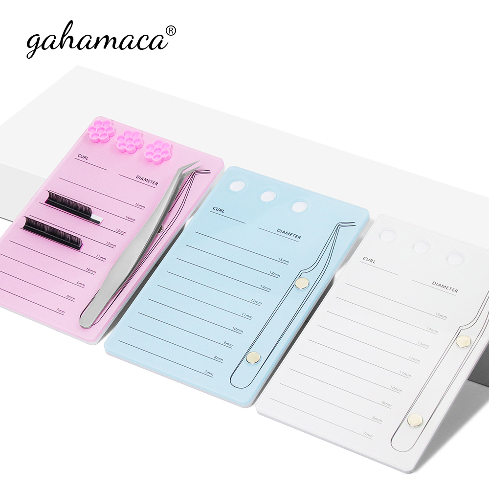 GAHAMACA Acrylic Lashes Holder - Lash Tile Palette ulasan dan harga