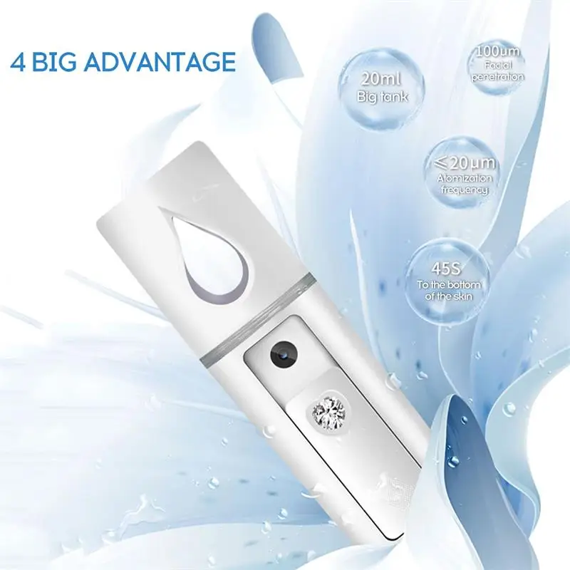 Nano Facial Steamer Mist Spray - Eyelash Extension Cleaning ulasan dan harga