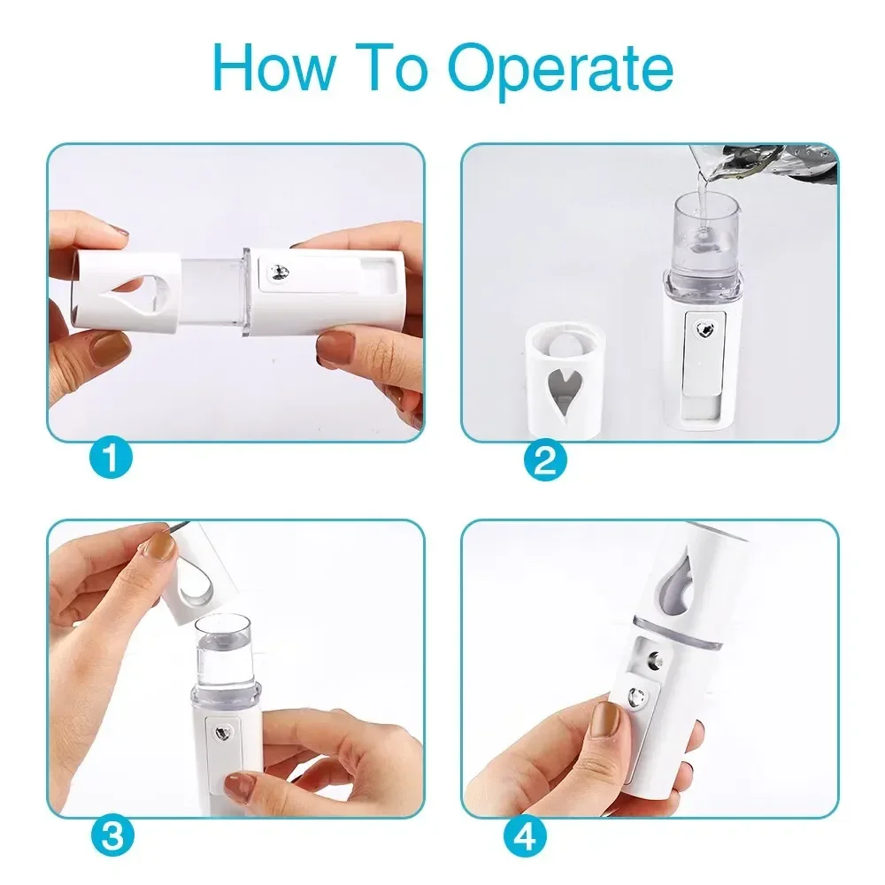 Nano Facial Steamer Mist Spray - Eyelash Extension Cleaning ulasan dan harga