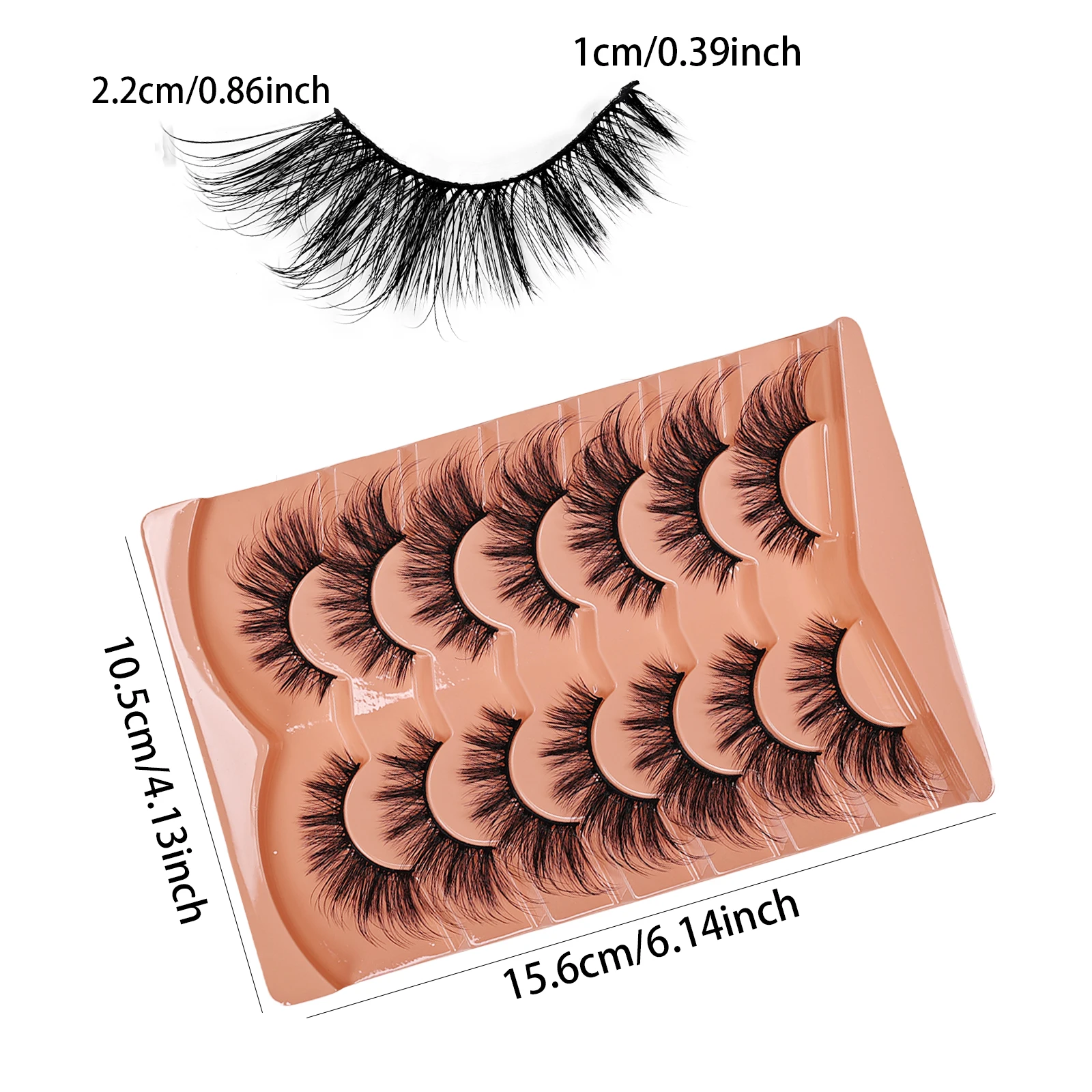 7 Pairs Cat Eye Eyelashes 3D N - Eyelash Extension Cat Eye ulasan dan harga