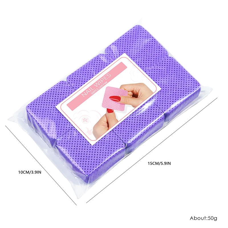 Lint Free Nail Wipes, 300 PCS  - Eyelash Extension Cleaning ulasan dan harga