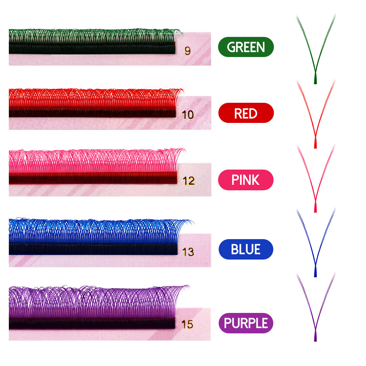 ARISON Mixed Color YY Lashes P - Lash Tile Palette ulasan dan harga