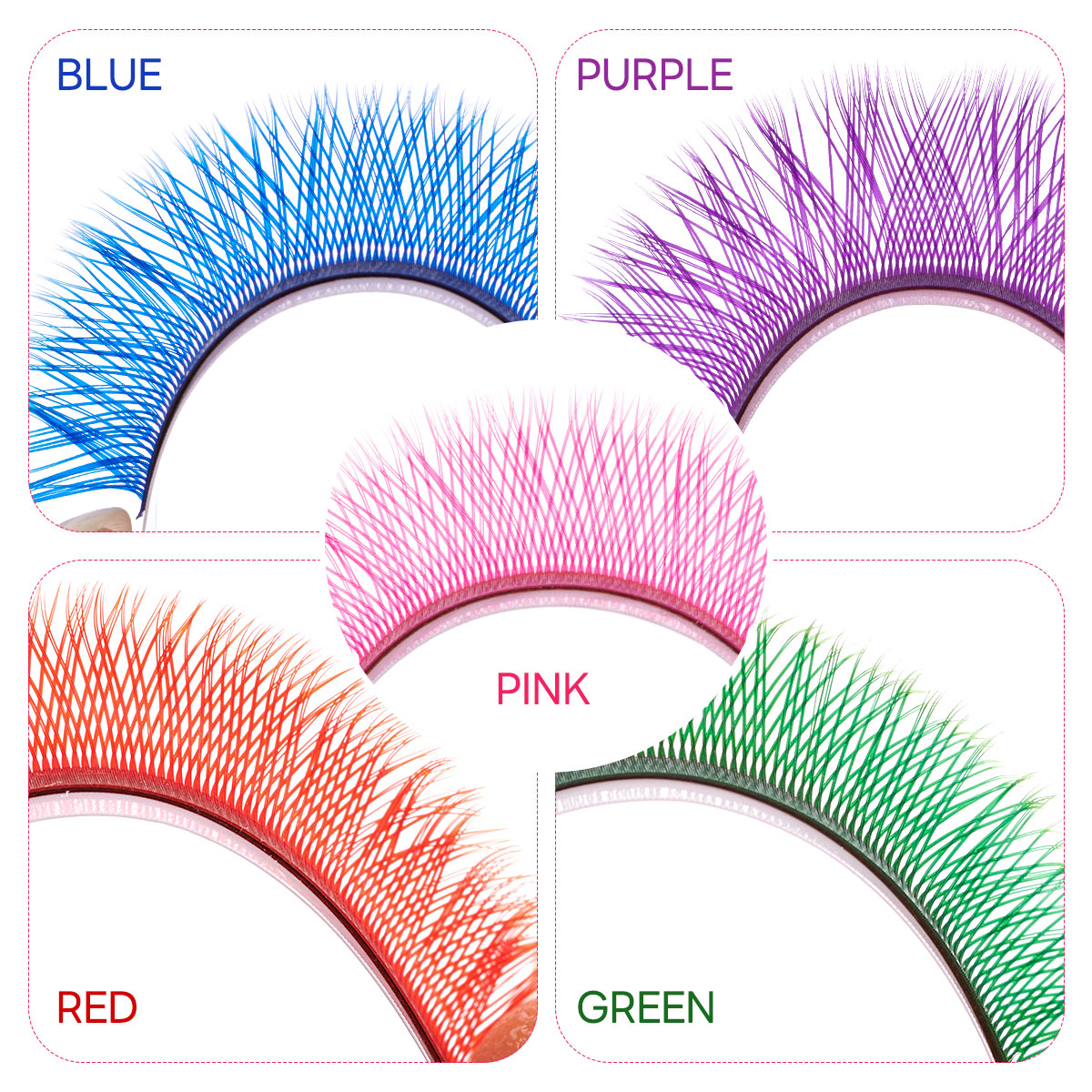 ARISON Mixed Color YY Lashes P - Lash Tile Palette ulasan dan harga