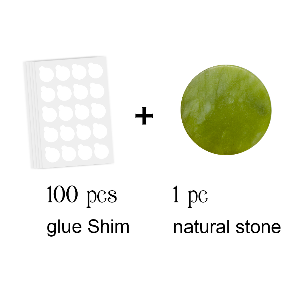 NATUHANA Round Jade Stone Fals - Lash Tile Palette ulasan dan harga