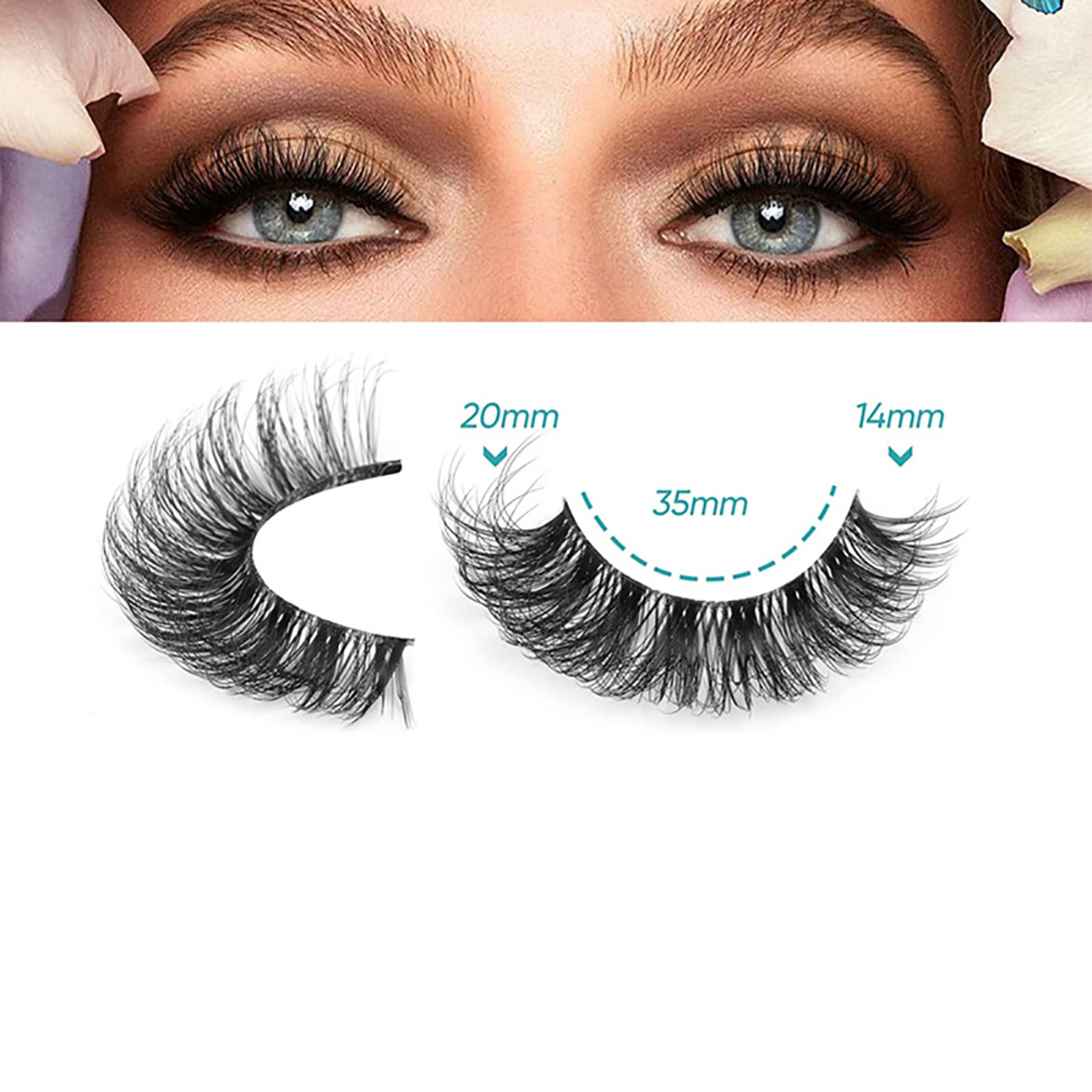 10 Pairs False Eyelashes 6D Su - Eyelash Extension Cat Eye ulasan dan harga
