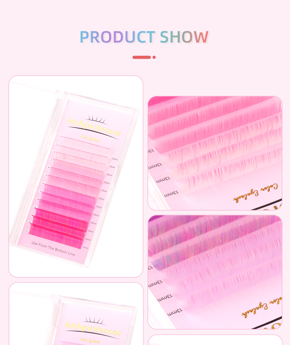 Colored Lashes MIX Color Red P - Lash Tile Palette ulasan dan harga
