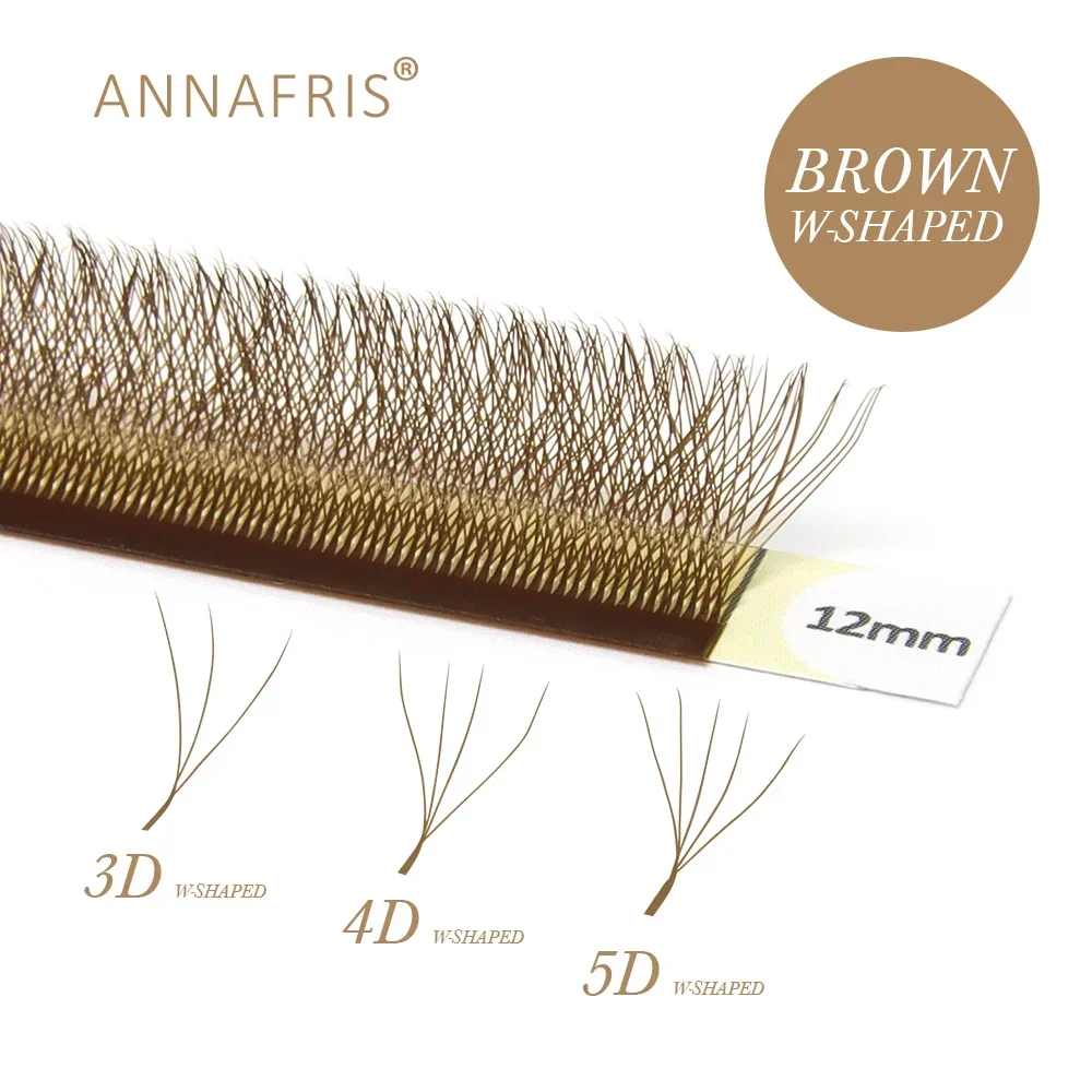 ANNAFRIS Brown W Shape Lash Ex - Eyelash Extension Yelix ulasan dan harga