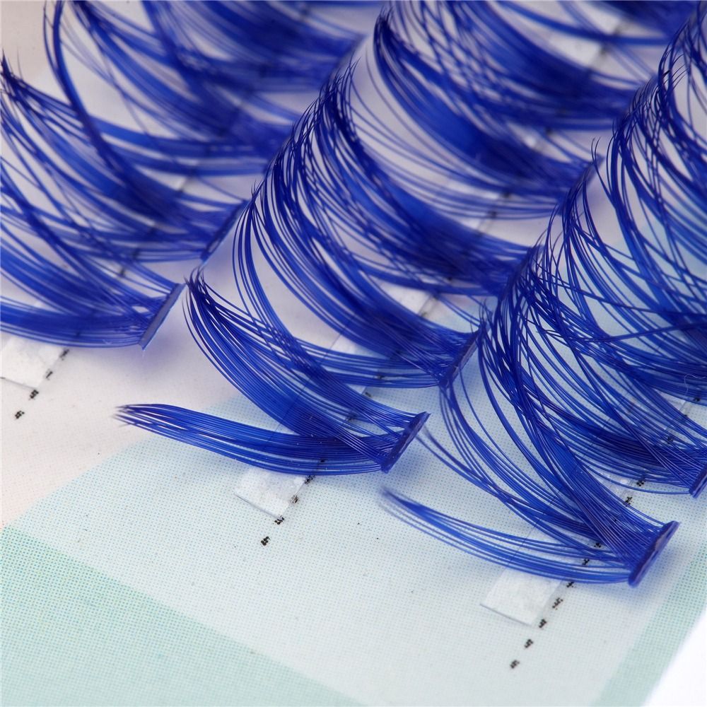 Colorful Colored Lash Clusters - Eyelash Extension Home Service ulasan dan harga