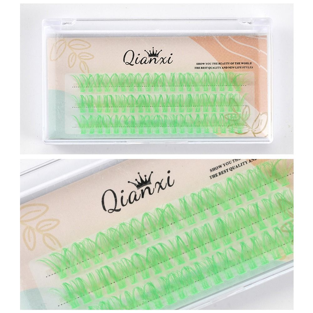 Colorful Colored Lash Clusters - Eyelash Extension Home Service ulasan dan harga