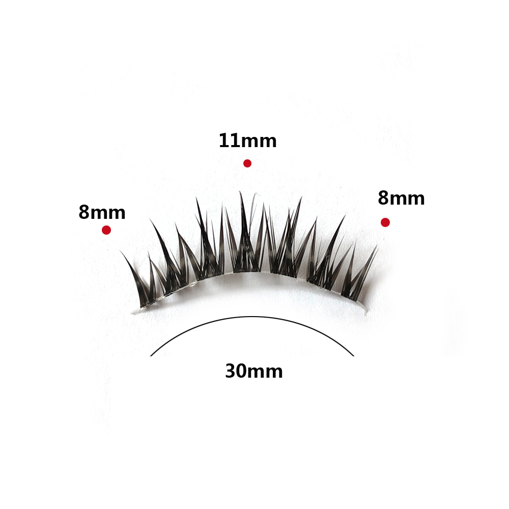 5 Pairs Natural Cat Eye False  - Eyelash Extension Cat Eye ulasan dan harga