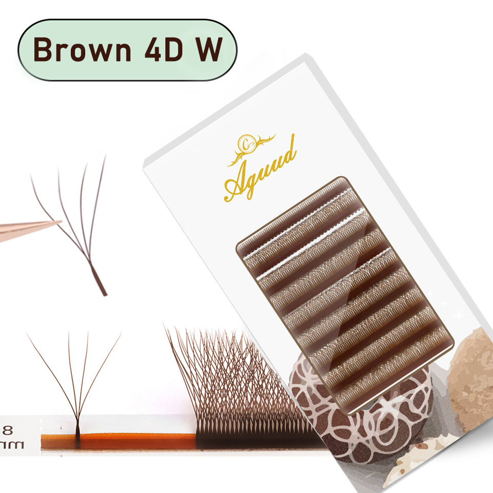 AGUUD Brown W Shaped YY Eyelas - Eyelash Extension Yelix ulasan dan harga