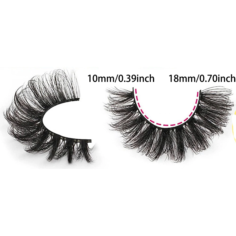 7 Pairs Cat Eye Faux Mink Stri - Eyelash Extension Cat Eye ulasan dan harga